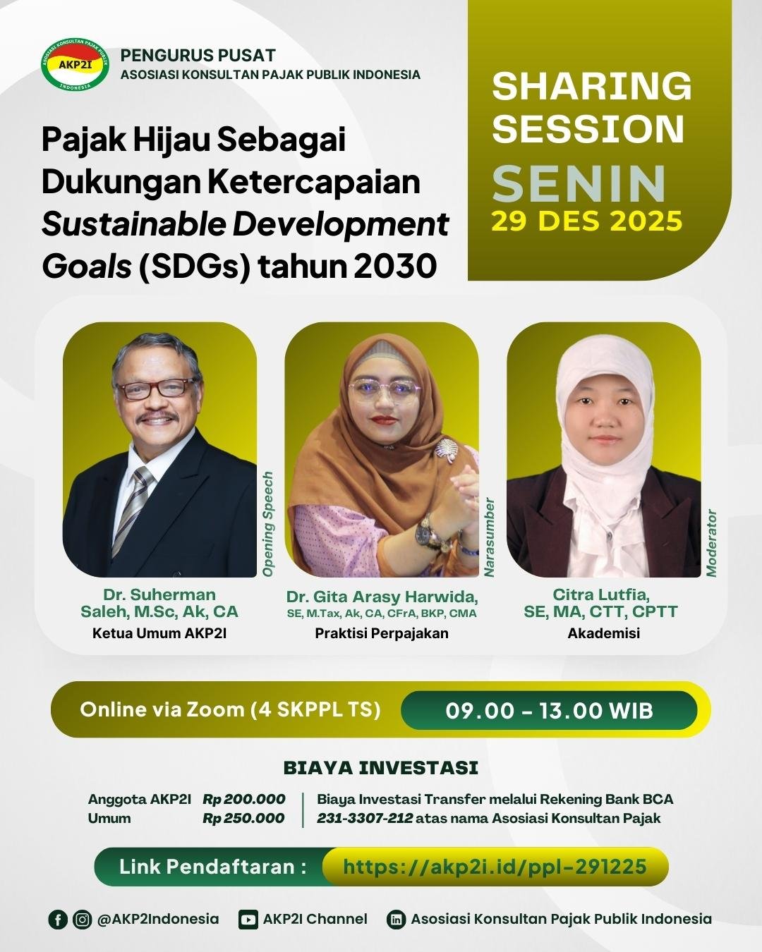 Pajak Hijau Sebagai Dukungan Ketercapaian SDGs tahun 2030
