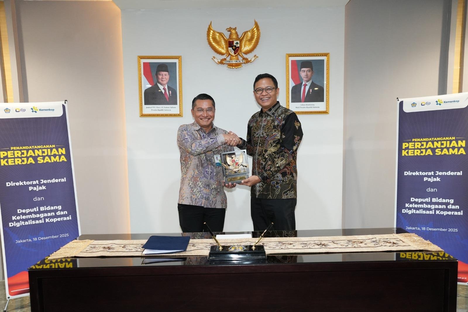 DJP Gandeng Kemenkop untuk Percepat Integrasi Sistem Pendaftaran NPWP Badan KDKMP