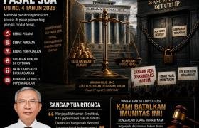 Menilik Diskriminasi Hukum dan Refleksi Keadilan Konstitusional dalam Pasal 50A UU Nomor 4 Tahun 2026
